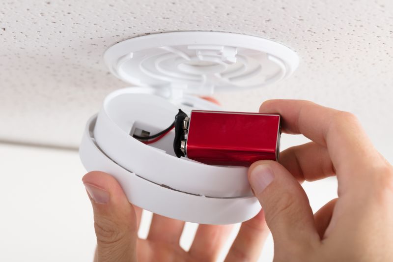 Smoke Alarm with Fresh Battery